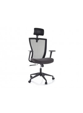 FOTEL OBROTOWY Q-328H CZARNY DIOMMI-80-3814