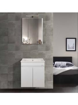 Σετ Έπιπλο Μπάνιου OMEGA WHITE 75 9SOM075GLN  Πάγκο 72x44x60  9SOM075GLN