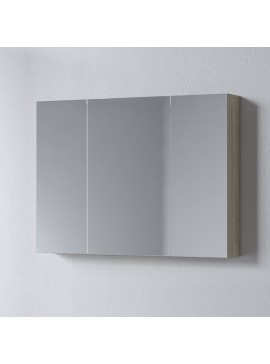 Καθρέφτης OMEGA BEIGE OAK 100 3MOM100BO0W με ντουλάπια 95x14x65cm
