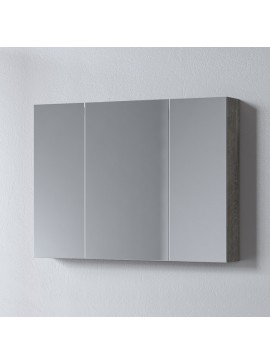 Καθρέφτης OMEGA BERLIN 90 3MOM090BE0W με ντουλάπια 87x14x65cm