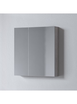 Καθρέφτης OMEGA GREY OAK 60 3MOM060GO0W με ντουλάπια 59x14x65cm