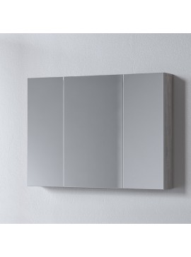Καθρέφτης OMEGA GREY OAK 90 3MOM090GO0W με ντουλάπια 90x14x65cm