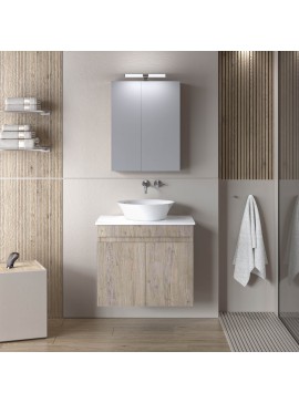 ΣΕΤ ΕΠΙΠΛΟΥ OMEGA TOP 60cm χρ. BEIGE OAK  9SOMT060BO