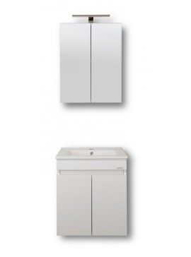 ΣΕΤ ΠΑΓΚΟΥ OMEGA TOP 60cm χρ.WHITE/GREY S3BOMT060GLG