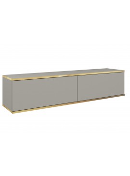Lh-homefurniture Κρεμαστό έπιπλο τηλεόρασης ORO Γκρι 135x30x32cm P_ORO_STV_Sz
