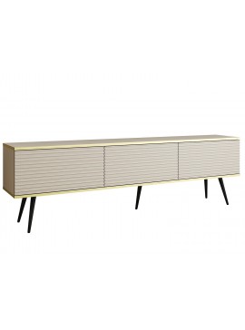 Lh-homefurniture Έπιπλο τηλεόρασης ORO_MDF Μπεζ 175x53x32cm P_ORO_BTV_Bz_MDF_BL