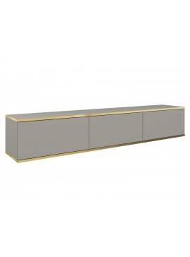 Lh-homefurniture Κρεμαστό έπιπλο τηλεόρασης ORO γκρι 175x30x32cm P_ORO_BTV_sz