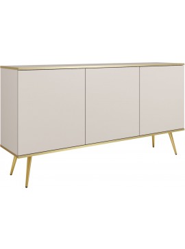 Μπουφές Oro Μπεζ με χρυσά πόδια 160x85x39cm