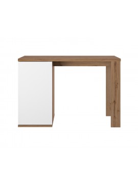 Insi Otello τραπέζι ψηλό bar 136x60x91εκ. Helvezia Oak / Λευκό  0021.GM22 