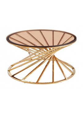 OTTAVIA BENCH A SMOKE GLASS AMBER / GOLDEN FI 80 DIOMMI OTTAVIAACTZL DIOMMI-80-2098