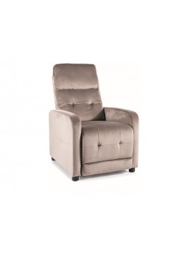 FOTEL ROZKŁADANY OTUS VELVET CIEMNY BEŻ BLUVEL 40 DIOMMI-80-3333