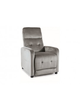 FOTEL ROZKŁADANY OTUS VELVET SZARY BLUVEL 14 DIOMMI-80-3404