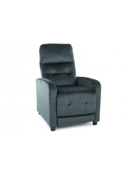 FOTEL ROZKŁADANY OTUS VELVET ZIELONY BLUVEL 78 DIOMMI-80-3831