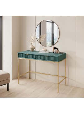 Lh-homefurniture Έπιπλο Εισόδου Nova Πράσινο+ Χρυσό 103,5x77,6x50cm P_Nova_12_LAB_G