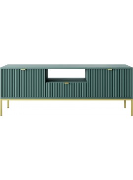 Lh-homefurniture Έπιπλο τηλεόρασης Nova Πράσινο + χρυσό 154x39x56cm P_Nova_TV_LAB-g