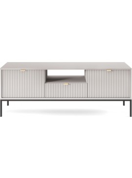 Lh-homefurniture Έπιπλο τηλεόρασης Nova Γκρι + Μαύρο 154x39x56cm P_Nova_TV_SZAR-c