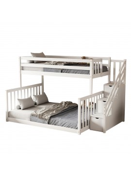 ΠΑΙΔΙΚH ΚΟΥΚΕΤΑ τ.MONTESSORI BEAMER HM711.03 ΞΥΛΟ ΠΕΥΚΟΥ ΣΕ ΛΕΥΚΟ-ΣΤΡΩΜΑΤΑ 90-140x190εκ