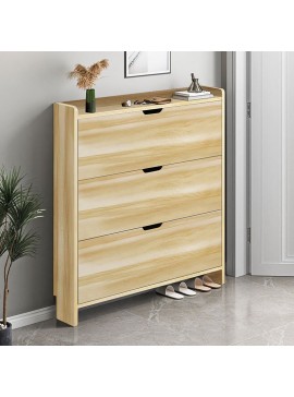 WOODWELL Ε8330,3Παπουτσοθήκη MDF - Melamine Απόχρωση Sonoma 80x17x115cm Ε8330,3