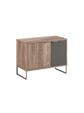 MATIS Παπουτσοθήκη χαμηλή Denver δρυς kalaj/ ανθρακί 71x35x52 MATIS150274