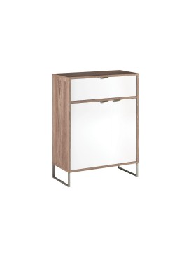 MATIS Παπουτσοθήκη Denver δρυς kalaj/ λευκό γυαλιστερό 71x35x92.2 MATIS150573