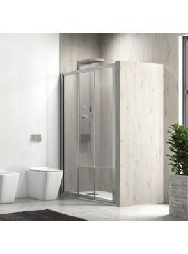 KARAG  PENTA Καμπίνα από τοίχο σε τοίχο με διάφανο κρύσταλλο PENTA 300 Χρωμέ KARAG 130x190cm KARAG-5206836512068