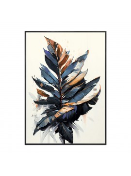 ΠΙΝΑΚΑΣ TOIXOY TROPICO HM4547.01 ΚΟΡΝΙΖΑ ΜΑΥΡΗ-ΚΑΜΒΑΣ ΕΚΤΥΠΩΣΗ 52,5x2,8x72,5Υεκ.