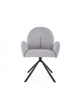 KRZESŁO PLANET RAVEN CZARNY STELAŻ/SZARY 06 DIOMMI-80-3787