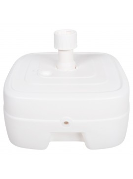 ΠΛΑΣΤΙΚΗ ΒΑΣΗ ΟΜΠΡΕΛΑΣ ΜΕ ΡΟΔΑ SOLBAS HM6113.01 ΛΕΥΚΗ- ΚΟΝΤΑΡΙ 33/50mm 46,5x23,5Υ