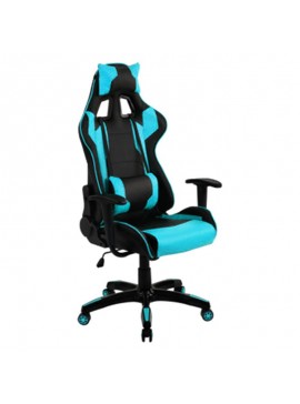 Πολυθρόνα Γραφείου ArteLibre Gaming ΚΥΛΛΗΝΗ Μπλε/Μαύρο PVC 66x67x127-135cm Arte-14240002