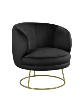 Intrahome ΠΟΛΥΘΡΟΝΑ ΑΠΟ ΒΕΛΟΥΔΟ ΜΑΥΡΟ ΜΕ ΧΡΥΣΗ ΒΑΣΗ IVRY-SUR-SEINEIEN .04 80x75x82Υ εκ. intraho-1636265