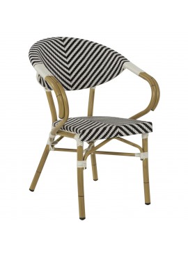 Intrahome ΠΟΛΥΘΡΟΝΑ LILONGWEKUCASABLANCALCASABLANCA_LUMPURERLEY LOOK .01 ΜΑΥΡΟ-ΛΕΥΚΟ 57x55x82 εκ. intraho-1726216