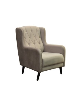 MATIS Πολυθρόνα Charleston II μπεζ 02 88x55x45 MATISGLM016