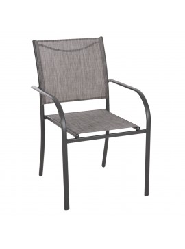 ΠΟΛΥΘΡΟΝΑ ΕΞ.ΧΩΡΟΥ REDAN HM5976.01 ΜΕΤΑΛΛΟ ΓΚΡΙ-TEXTILENE ΓΚΡΙ 56x60x88Υεκ