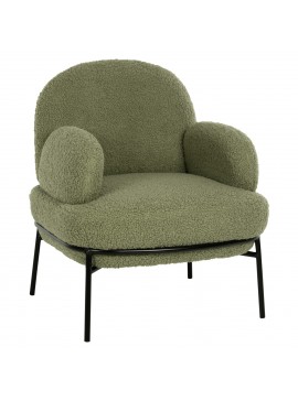 ΠΟΛΥΘΡΟΝΑ AGNES HM9525.27 ΦΥΣΤΙΚΙ ΜΠΟΥΚΛΕ-ΜΑΥΡΑ ΜΕΤΑΛΛΙΚΑ ΠΟΔΙΑ 74x71x83Υεκ.