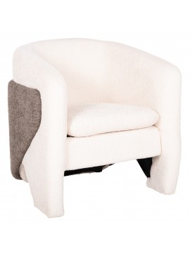 Intrahome ΠΟΛΥΘΡΟΝΑ DOPOLOKWCASABLANCANER .06 ΜΠΟΥΚΛΕ ΥΦΑΣΜΑ ΛΕΥΚΟ-ΓΚΡΙ 68x72x76Υ εκ. intraho-1636770