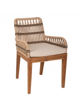 Intrahome ΠΟΛΥΘΡΟΝΑ SCASABLANCALTCASABLANCAIIVRY-SUR-SEINEDOM .03 ΞΥΛΟ ΤΕΑΚ ΚΑΙ ΣΧΟΙΝΙ ΦΥΣΙΚΟ ΜΕ ΑΝΘΡΑΚΙ 57x65x83Yεκ. intraho-1726331