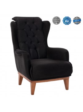 Intrahome ΠΟΛΥΘΡΟΝΑ ΜΠΕΡΖΕΡΑ KUCASABLANCALCASABLANCA_LUMPURENNINGCASABLANCALTCASABLANCAION ΒΕΛΟΥΔΟ ΜΑΥΡΟ .01 75x100x100 εκ. intraho-1644943