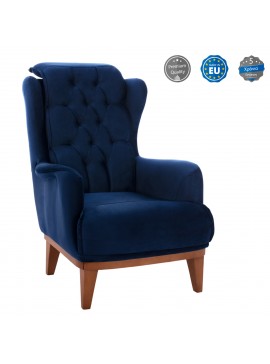 Intrahome ΠΟΛΥΘΡΟΝΑ ΜΠΕΡΖΕΡΑ KUCASABLANCALCASABLANCA_LUMPURENNINGCASABLANCALTCASABLANCAION ΒΕΛΟΥΔΟ ΜΠΛΕ .18 75x100x100 εκ. intraho-1644945
