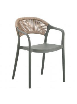 ΠΟΛΥΘΡΟΝΑ ΠΟΛΥΠΡΟΠΥΛΕΝΙΟΥ EVA HM6155.05 OLIVE GREEN--P.P. ΜΠΕΖ ΣΧΟΙΝΙ 56,5x53x80Υεκ.