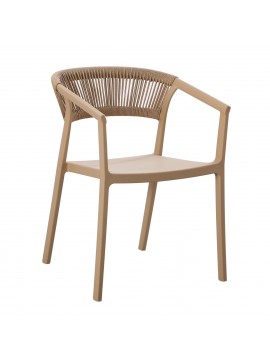 ΠΟΛΥΘΡΟΝΑ ΠΟΛΥΠΡΟΠΥΛΕΝΙΟΥ BOGI HM6240.03 ΚΑΠΟΥΤΣΙΝΟ ΜΕ ΜΠΕΖ ΣΧΟΙΝΙ 55x53.5x74Υεκ.