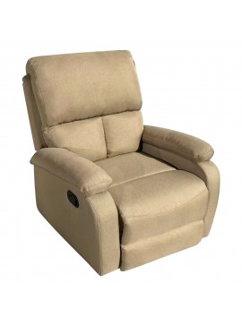 ΠΟΛΥΘΡΟΝΑ RELAX DIONI HM3296.03 ΜΠΕΖ ΥΦΑΣΜΑ 81x94x97Υεκ.