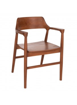 Intrahome ΠΟΛΥΘΡΟΝΑ ΤΡΑΠΕΖΑΡΙΑΣ NIONI .01 ΞΥΛΟ ΤΕΑΚ-ΚΑΡΥΔΙ ΧΡΩΜΑ 57x53x77Yεκ. intraho-1645843