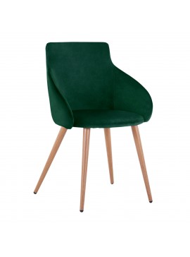 ΠΟΛΥΘΡΟΝΑΚΙ IVY ΒΕΛΟΥΔΟ ΚΥΠΑΡΙΣΣΙ ΚΑΙ ΜΕΤΑΛΛΙΚΑ ΠΟΔΙΑ HM8546.03 55x55x80Υ εκ.