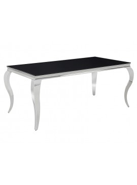TABLE PRINCE BLACK/CHROME 180X90 DIOMMI PRINCECCH180 DIOMMI-80-2233
