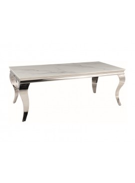 ŁAWA PRINCE A CERAMIC BIAŁY CALACATTA/CHROM 120X60 DIOMMI-80-3373