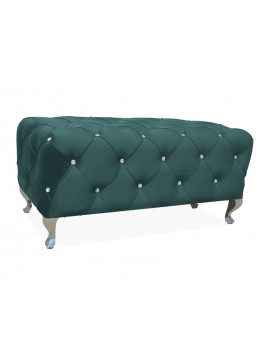 PUF / ΠΑΓΚΟΣ HESTIA VELVET GREEN BLUVEL 78 / ΑΣΗΜΕΝΙΟ DIOMMI HESTIAV78S DIOMMI-80-1871