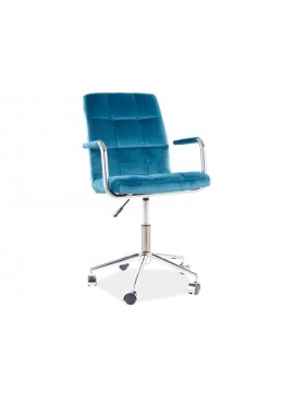 Καρέκλα γραφείου Q-022 υφασμάτινη 87x45-55x51x40 BLUVEL 85 DIOMMI 80-1434 DIOMMI80-1434