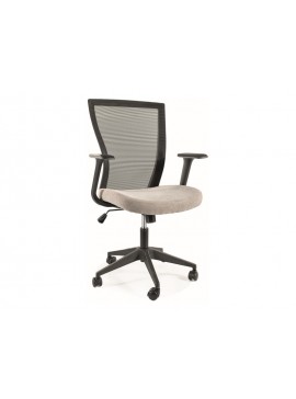 FOTEL OBROTOWY Q-328 CZARNY/SZARY DIOMMI-80-3296