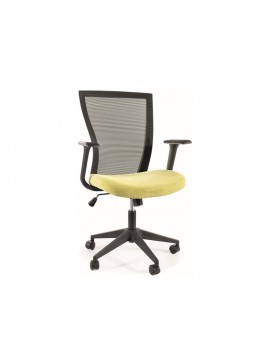 FOTEL OBROTOWY Q-328 CZARNY/ZIELONY DIOMMI-80-3396
