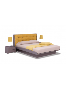 Κρεβάτι ξύλινο με δερμάτινη/ύφασμα RAFFAELLO 140x200 DIOMMI 45-811 DIOMMI45-811
